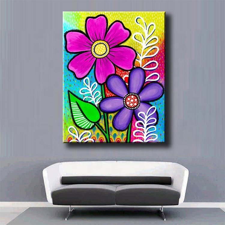 Ever Moment Diamond Mosaic Pink Purple Flower Handmade Full Square Drill Gift Craft Art 3F1166