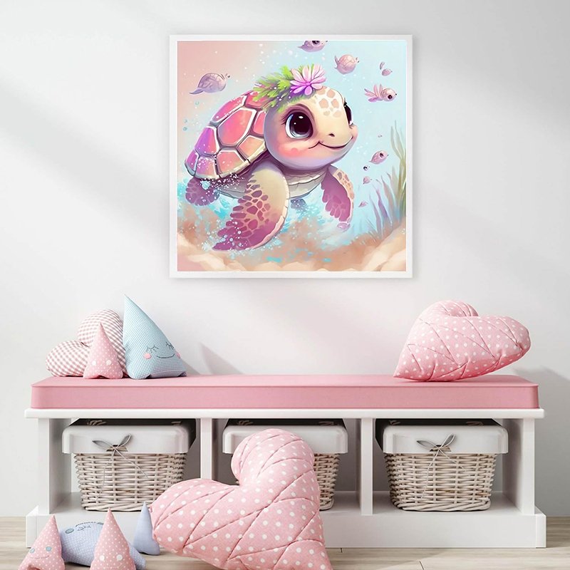 DIY Diamond Painting Animals Turtle Diamond Art Painting Kit 5d ab Diamond Painting Beads Custom Set