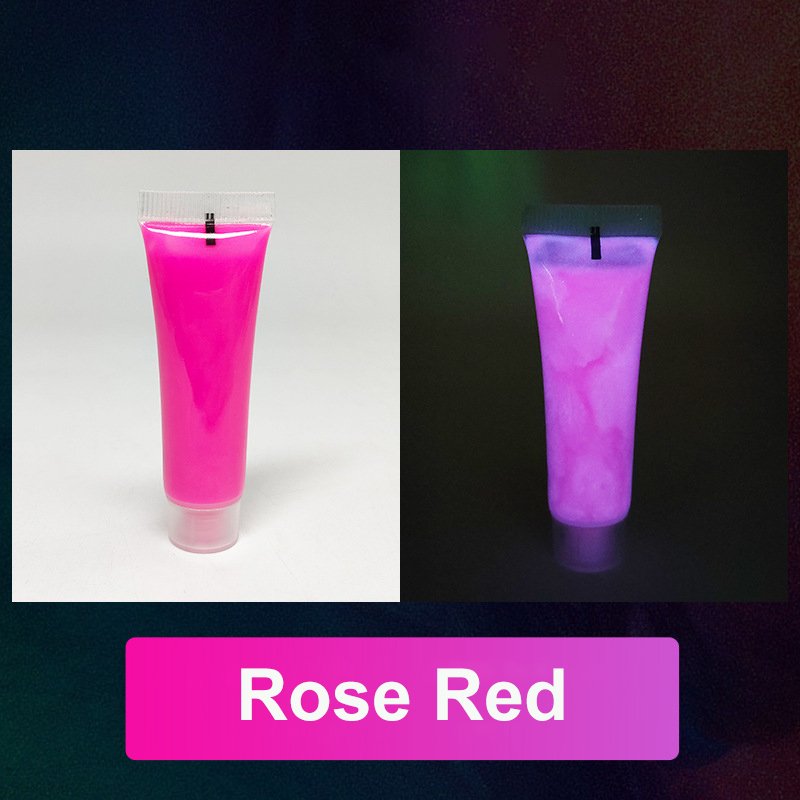 Unico Glow in dark paint Rose Red for boy paint diy creations