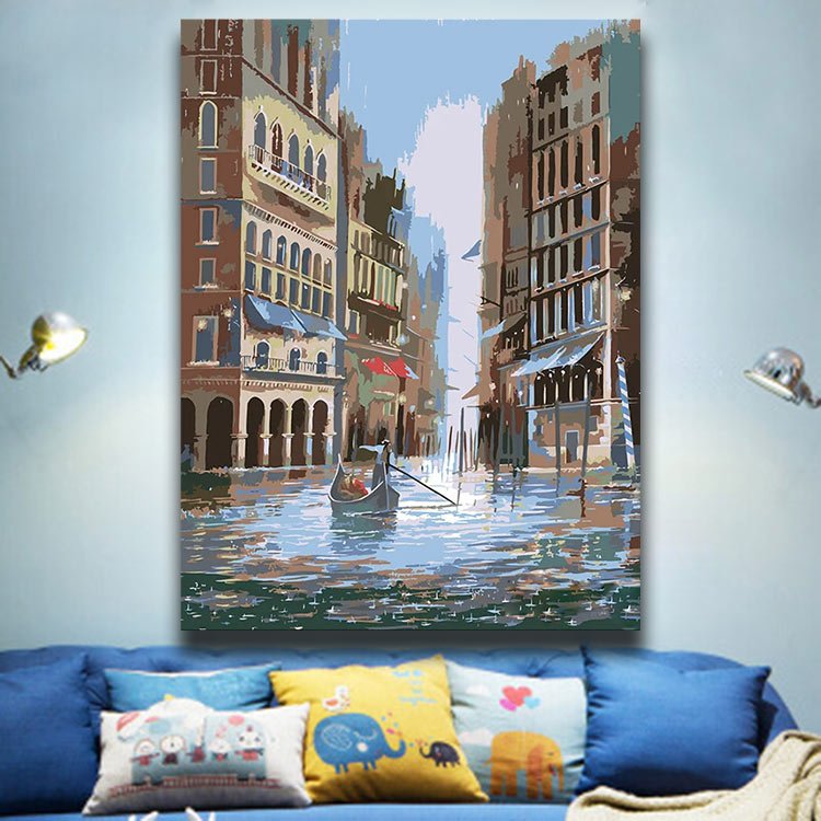 Ever Moment Diamond Painting 5D Street Picture DIY Full Square Resin Drills Handmade Embroidery Mosaic Artwork Decoration 4Y511