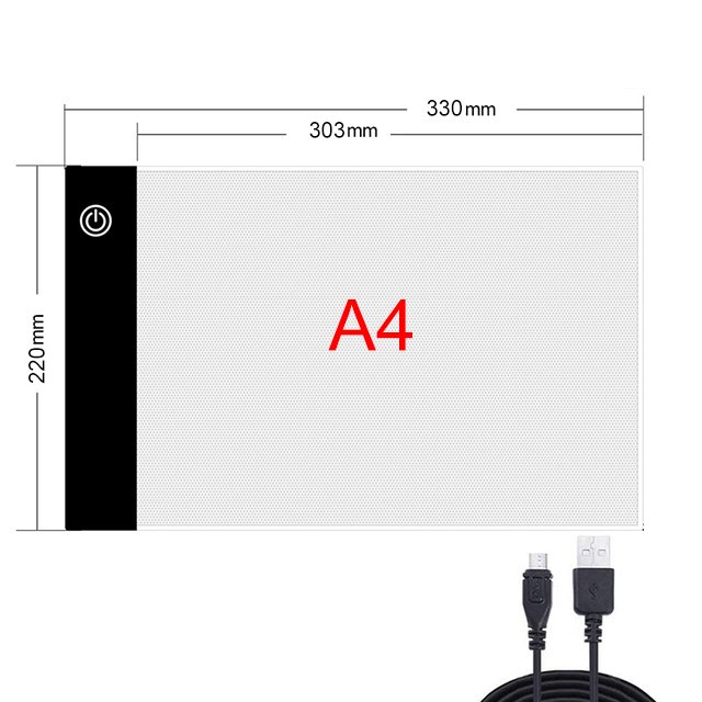 Dimmable A4 Led Light Pad Painting Tablet Eye Protection Copy Board LED Drawing Tablet for Kids Drawing Board