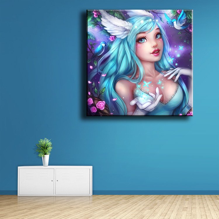 Ever Moment Cartoon Anime Diamond Painting Girl Handicrafts Kits For Beads Embroidery Room Decoration DIY Hobby Art Craft 4Y1668
