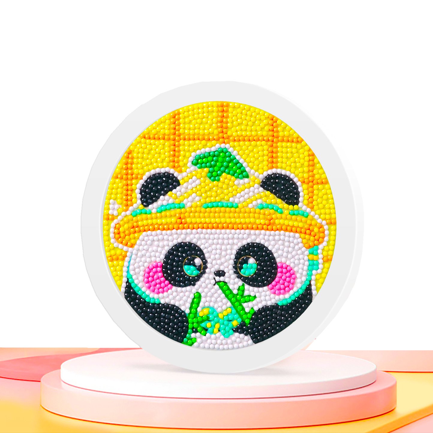 Factory Wholesale Hot Selling Mini Framed Diamond Artwork kids Circle DIY Diamond Painting Kits