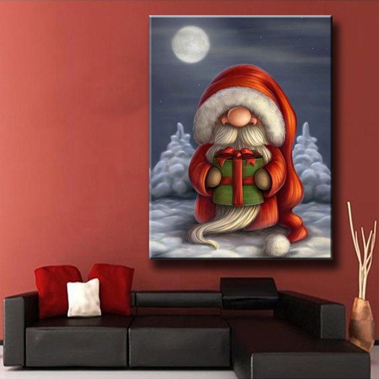 Ever Moment 5D DIY Diamond Painting Christmas Santa Claus Moon Full Square Drill S2F484