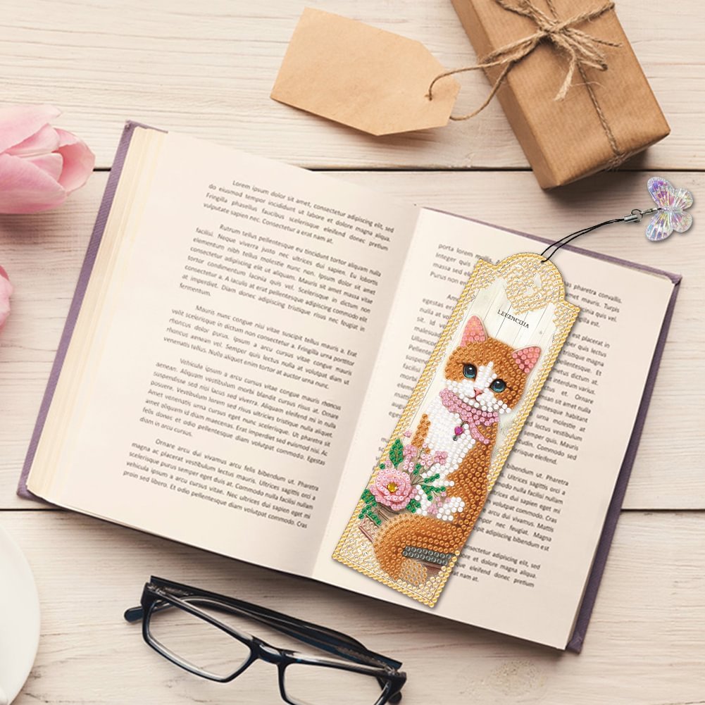 Good Price 3 Pcs set Diy Dot Diamond Painting Cat Creative Bookmarks