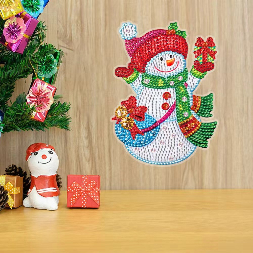 R-BT071-081 New Arrival Home Decor Window Stickers DIY Christmas Diamond Painting Wall Stickers