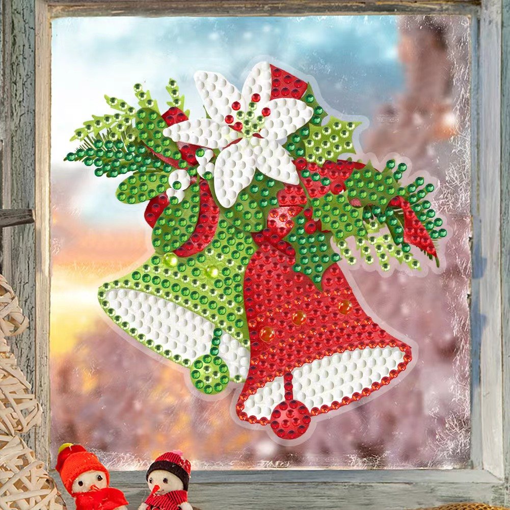 R-BT071-081 New Arrival Home Decor Window Stickers DIY Christmas Diamond Painting Wall Stickers