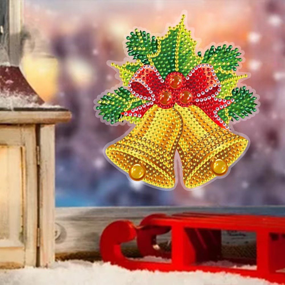 R-BT071-081 New Arrival Home Decor Window Stickers DIY Christmas Diamond Painting Wall Stickers