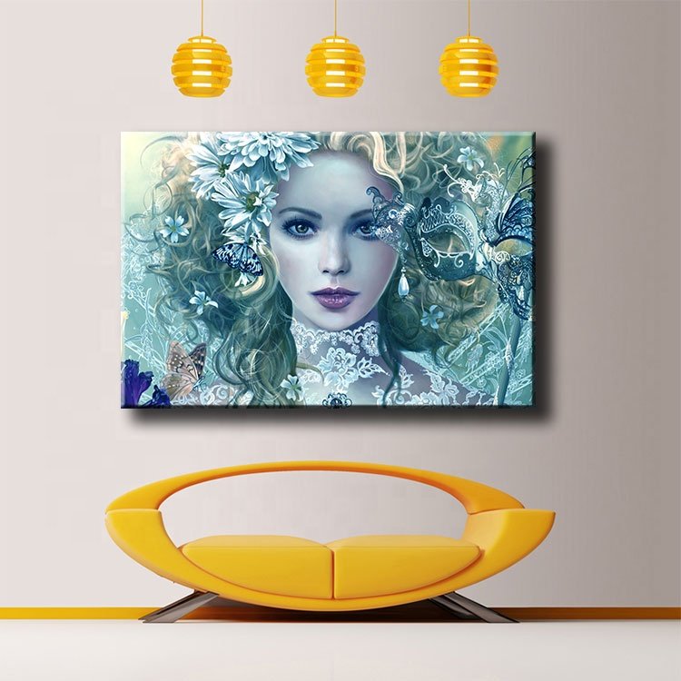 Ever Moment Diamond Painting Handmade 5D DIY Woman Flower Full Square Drill Mosaic 3F1936