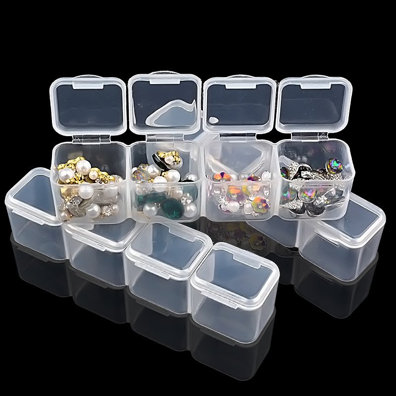 56 grids plastic DIY diamond painting kit nail art rhinestone tool beads case embroidery accessory organizer storage box
