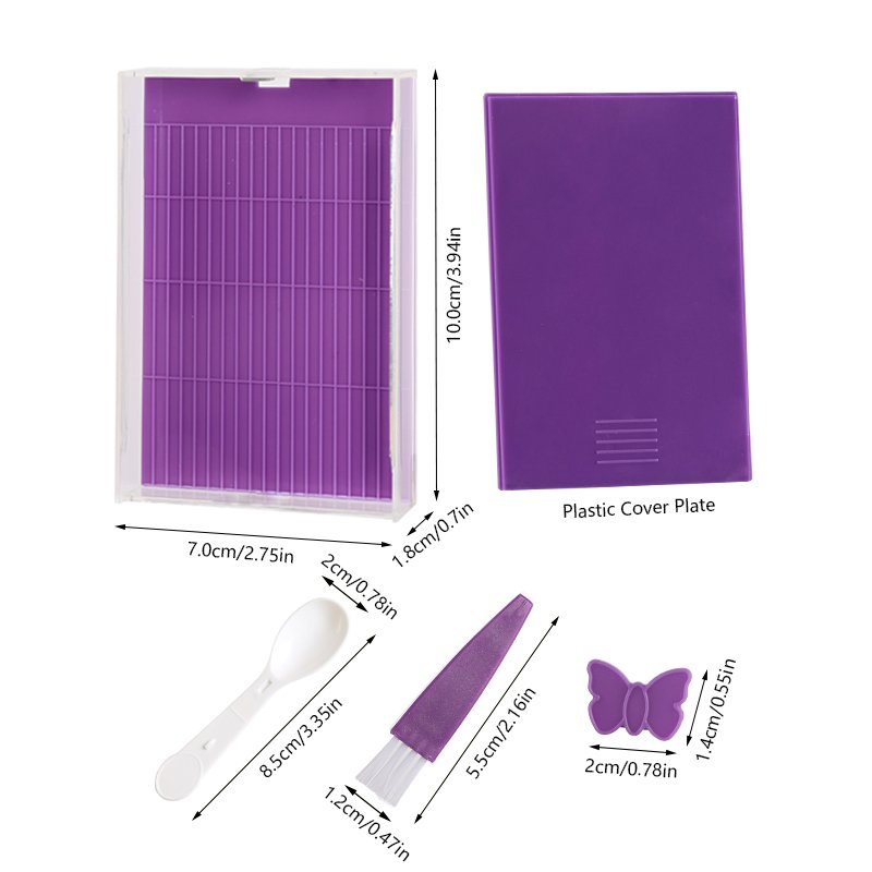 5d DIY Diamond Painting Tray New Diamond Painting Accessories Tools Multi-functional Diamond Painting Trays with Lids Stopper