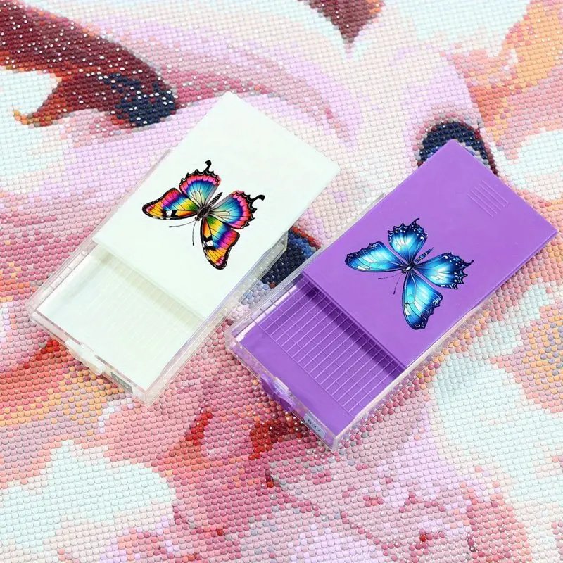 Diamond Painting DIY Tool Set Multi-functional Flip Diamond Disc New Butterfly Funnel Screen Disc Splitting Jewelry Making Toys