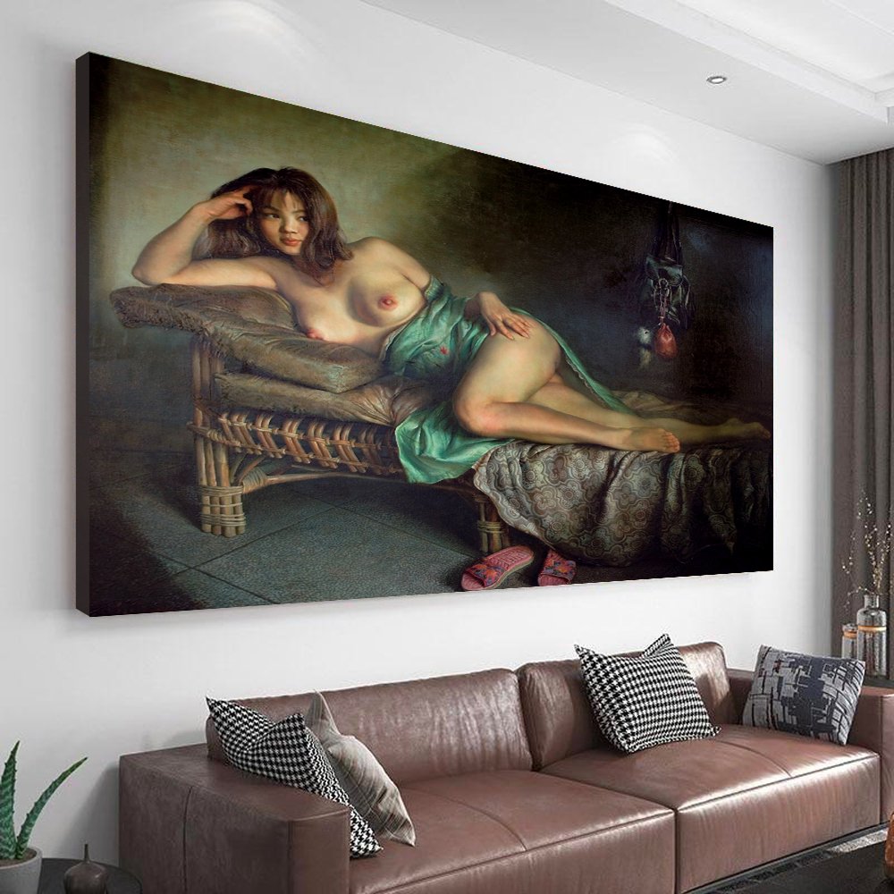 Wholesale Nude Paintings with Sexy Girl Diy Handmade Wall Art Painting Numbers Adults custom Painting Numbers home decor