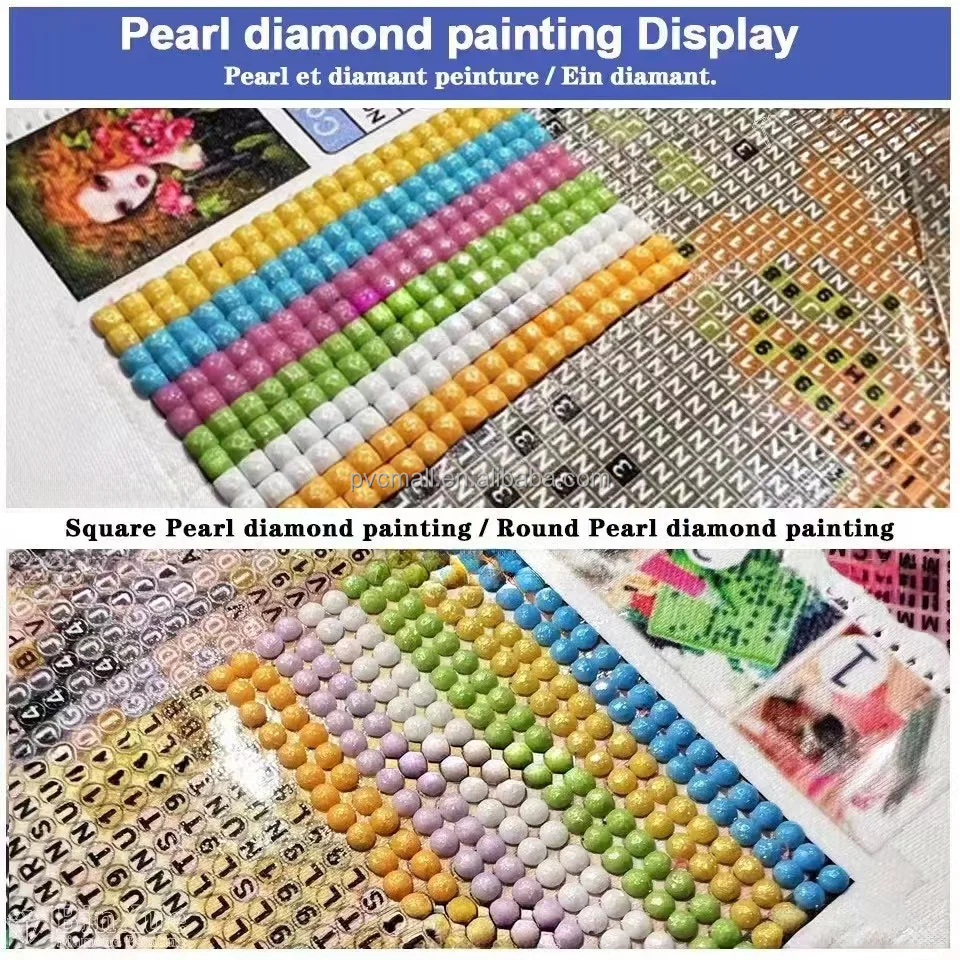 Hand painted art diamond crystal proclain paintings diamond art painting kits fantasy fairy dust diamond painting for adults