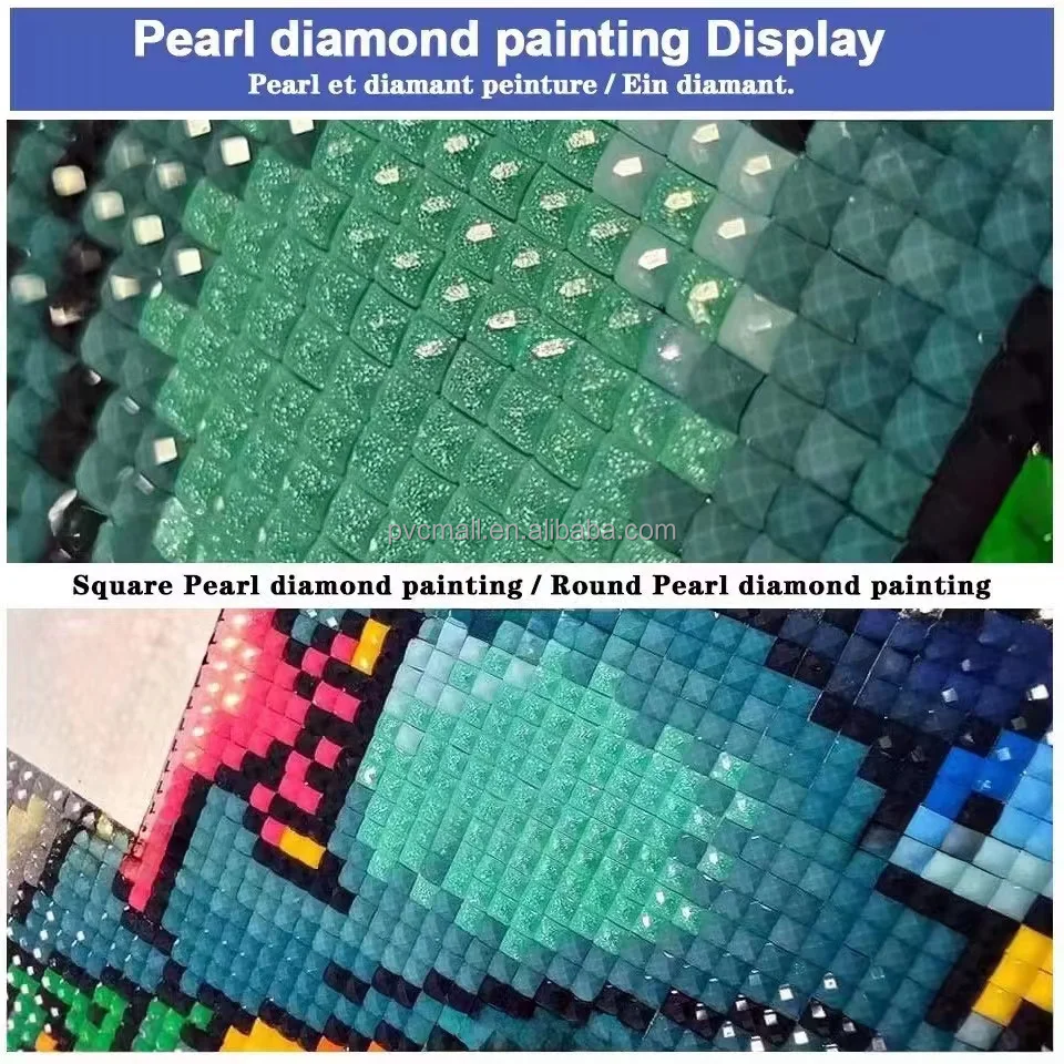 Hand painted art diamond crystal proclain paintings diamond art painting kits fantasy fairy dust diamond painting for adults