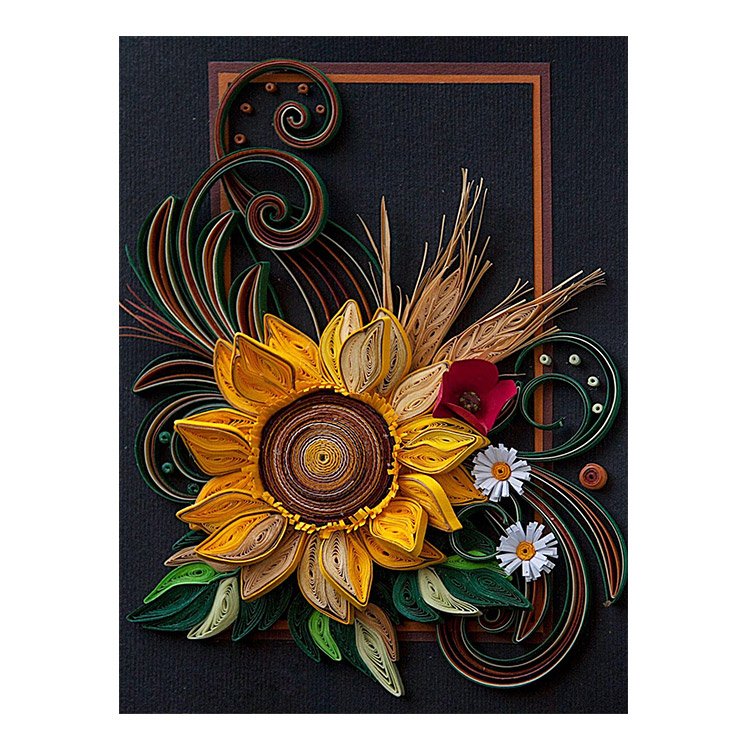 Ever Moment Diamond Painting Full Square Resin Drill Wall Decoration Handmade Crystal Floral Picture Diamond Display 3F2581
