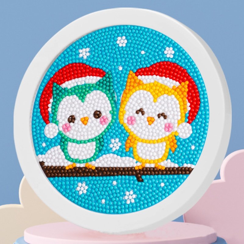 Cartoon fox full drill crystal art kids diamond puzzle diamond art painting for children craft art