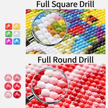 E-123 Custom Canvas Paintings 5D Full Drill Kingcard-Crystal Diamond Painting Diamond Painting