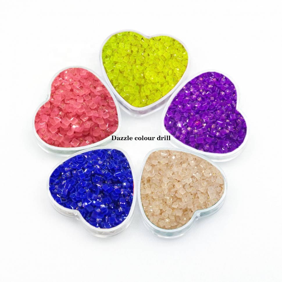 E-028 Round Beads Diamond Painting Replacement Beads Round Drill Beads for Missing Drills of 5D Diamond Painting Kits