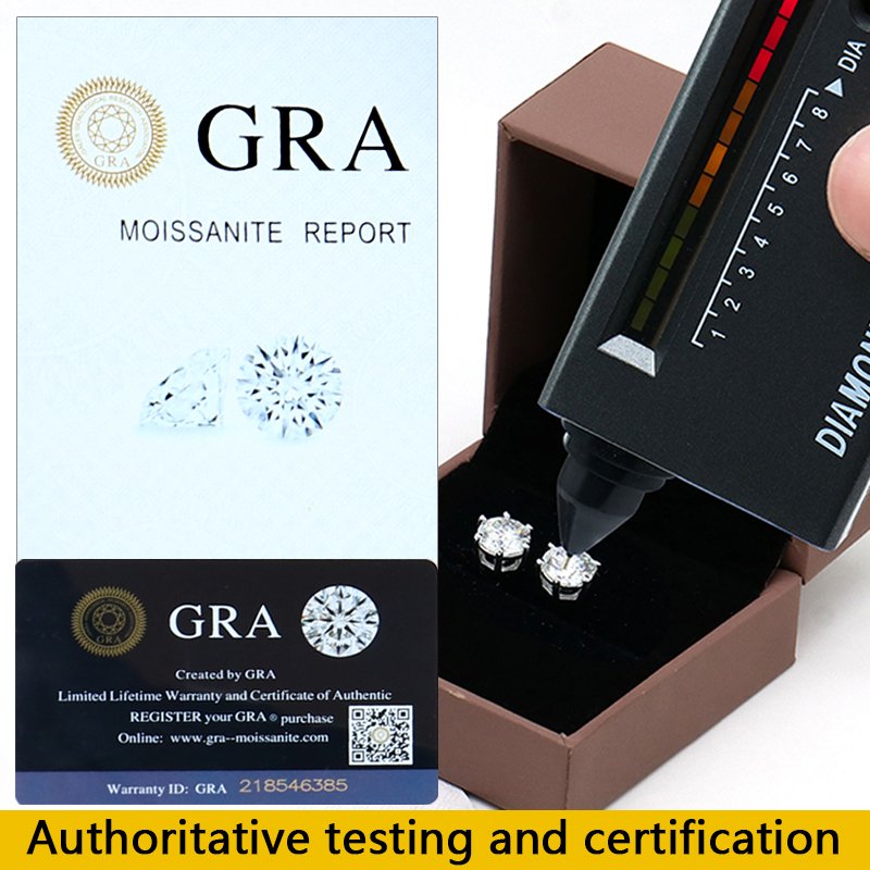 0.5ct 1ct round lab grown diamonds loose igi certification cvd hpht diamond painting defghi vvs1 D lab diamond pass tester