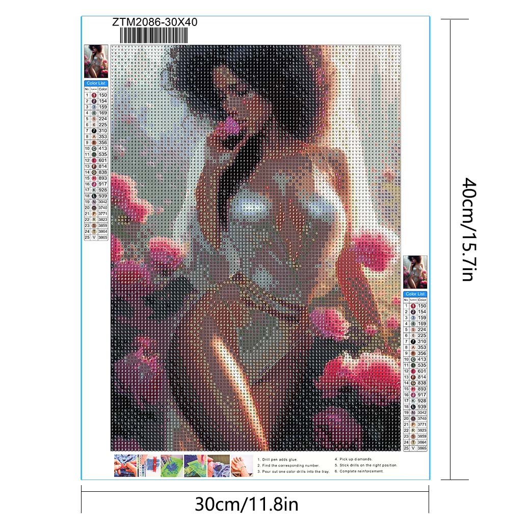 Best china low price Mosaic art full open hot sexi girl Adult Painting photo painting 5d diamond painting