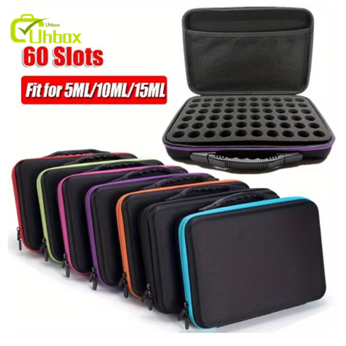 Multifunctional Diamond Painting Tools Kit with 60 Slots Plastic Storage Box and Carry Case Square Shape Art Accessories