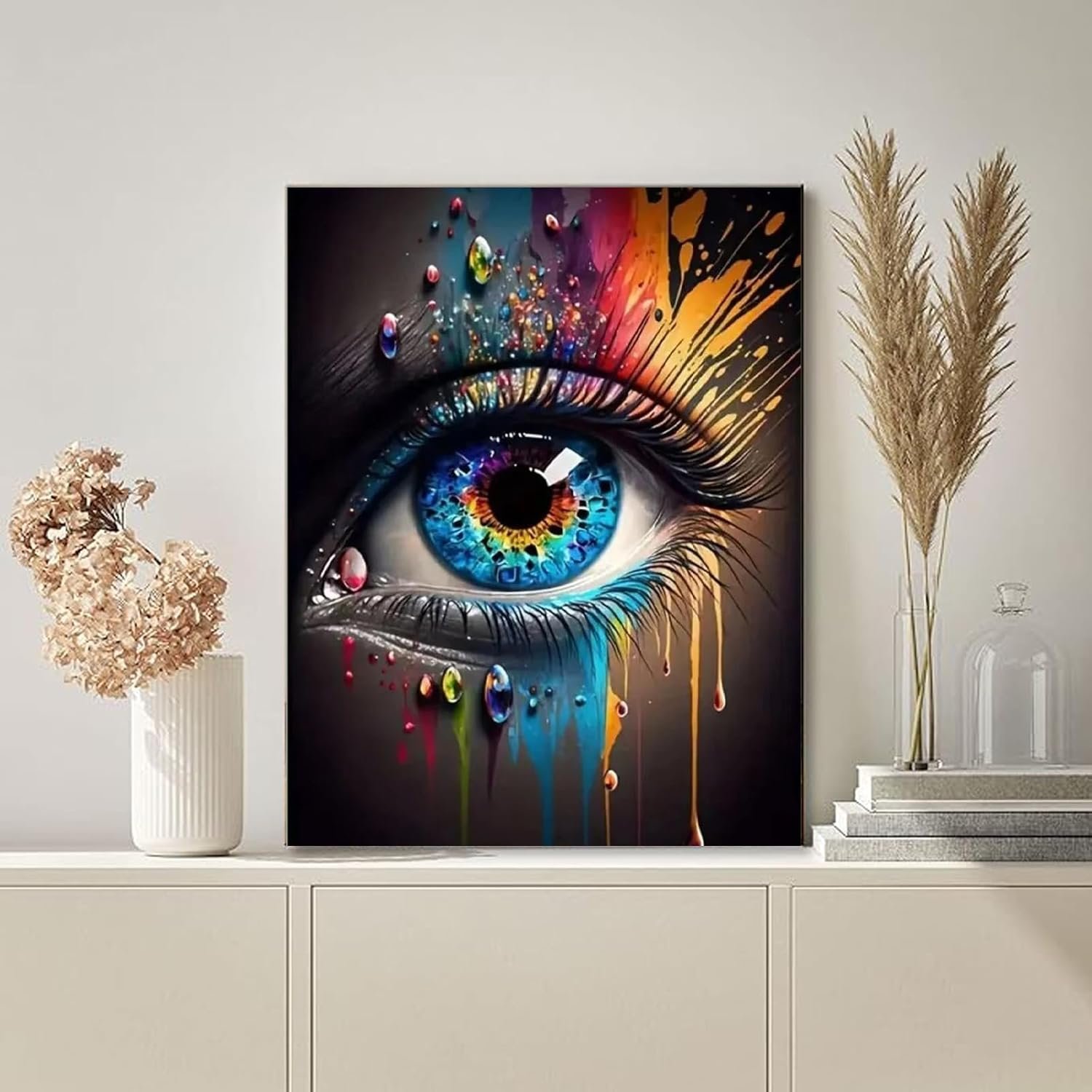 Custom eyes diamond painting kits crystal painting kit - craft kits wall decoration gifts