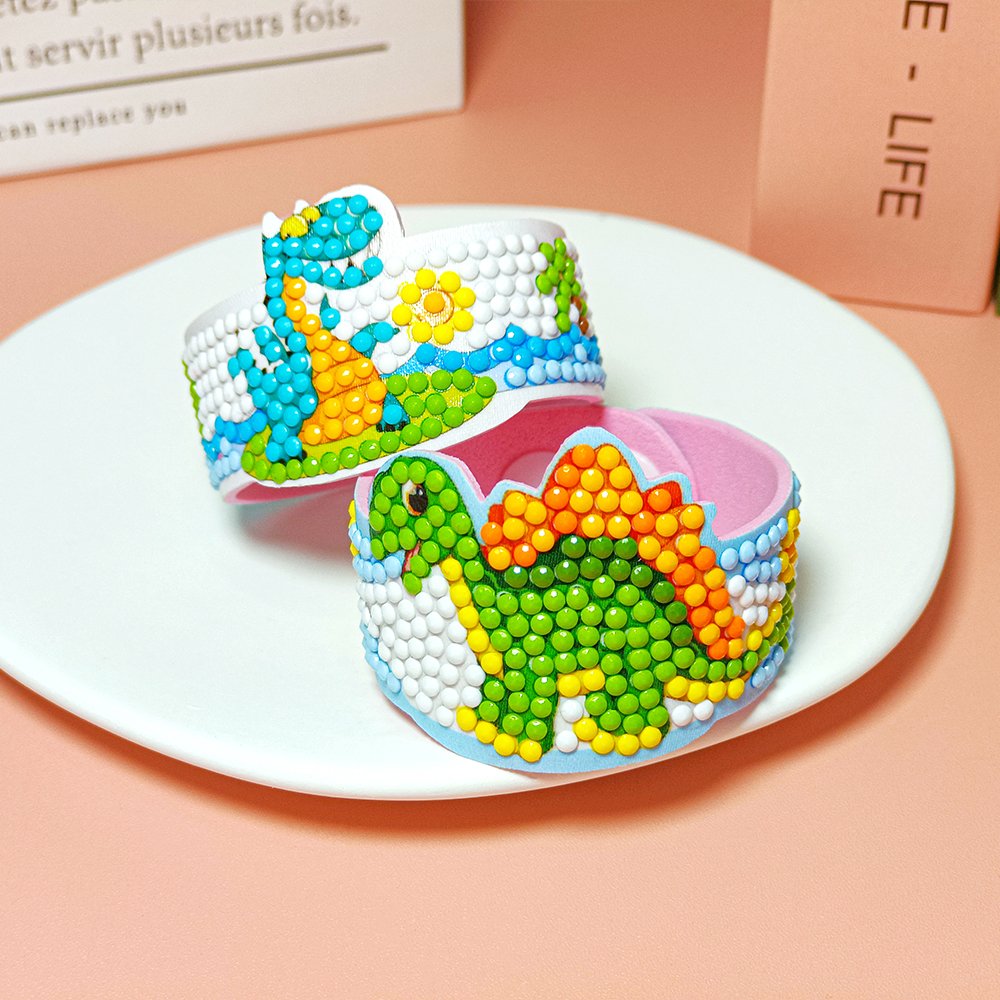 High Quality Children's DIY Diamond Painting Bracelet With Multiple Styles And Adjustable DIY Diamond Painting Wristband