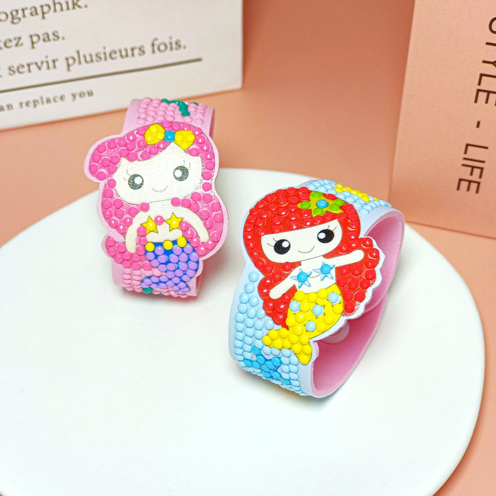 High Quality Children's DIY Diamond Painting Bracelet With Multiple Styles And Adjustable DIY Diamond Painting Wristband