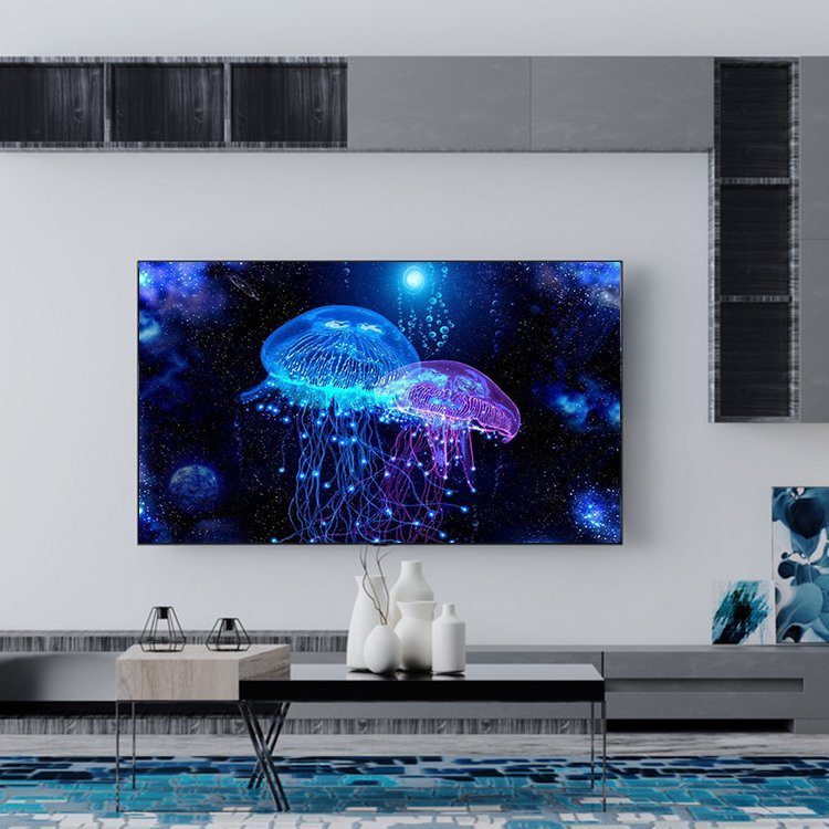 Ever Moment Diamond Painting Planet And Jellyfish Painting By Diamond Leisure At Home Artwork Kit Handicraft Gift 3F2466