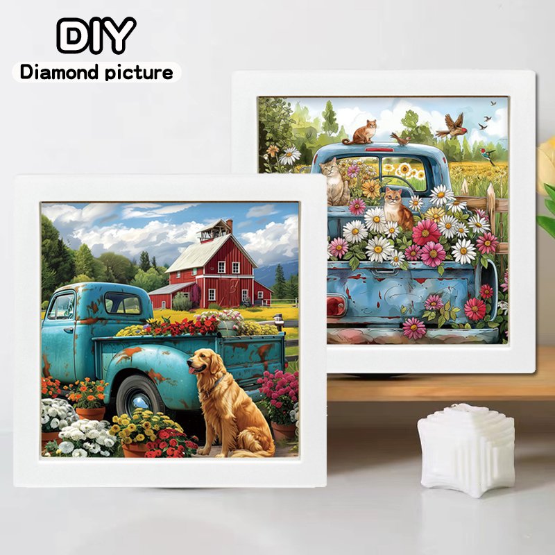 Hot Selling Abstract Painting Picture Diamond Painting Kit Landscape Various Flowers Car Room Diamond Painting