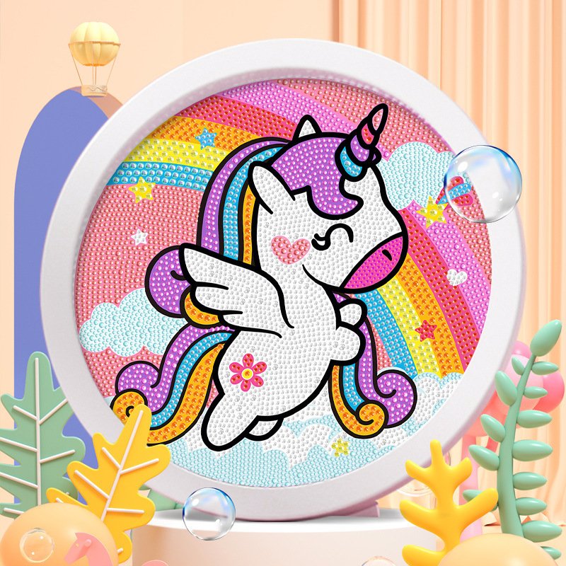 Wholesale New Children's Puzzle Cartoon Diamond Paintings In Various Styles DIY Diamond Art Painting Frames