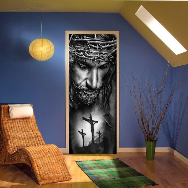 Jesus Diamond Painting by Numbers Big Large Size 16 x31 Inch 5D Full Diamond Painting Kits Religious Jesus Round Shape