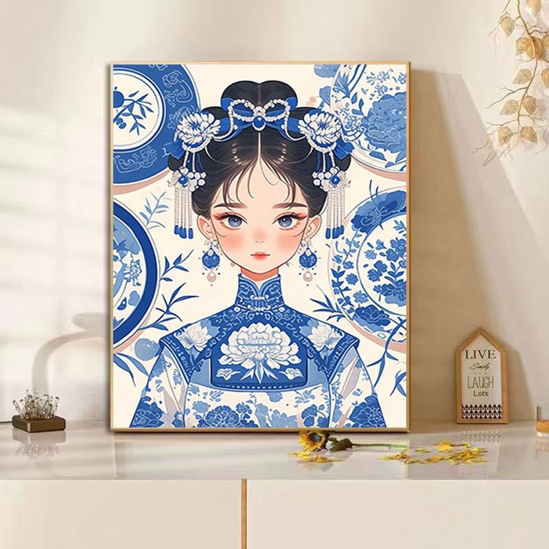 Hot Sales Decorative Wall Art with 5D Diamond Painting Portrait painting canvas diamond painting products