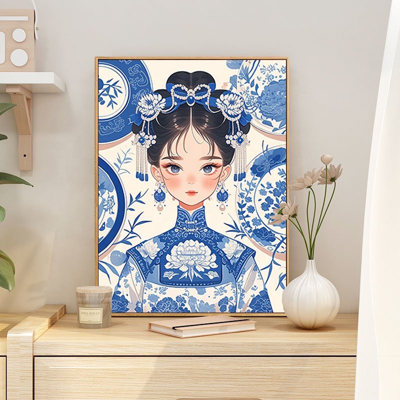Hot Sales Decorative Wall Art with 5D Diamond Painting Portrait painting canvas diamond painting products