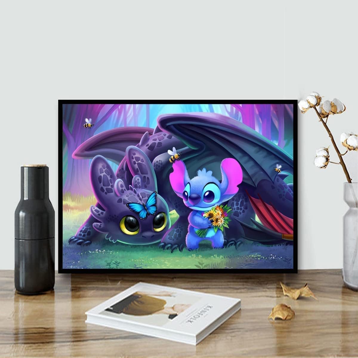 Stitch Diamond Painting Kits Diamond Painting Stitch with Dragon Carton Diamond Art Stitch for Home Decor