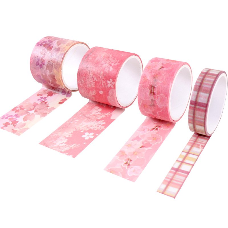 16 Rolls Sakura Flower Washi Tape for Journaling,Scrapbooking and DIY Decor