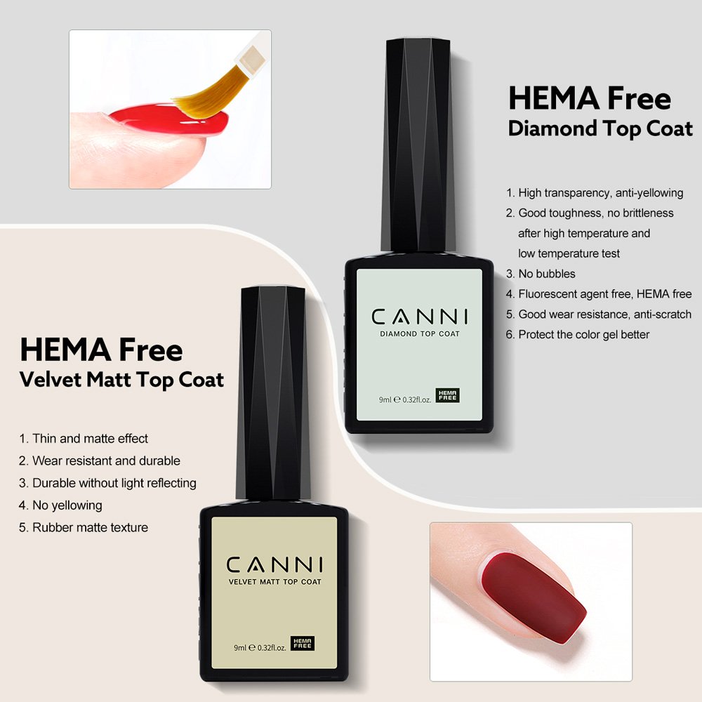 wholesale Nail art canni 144 colors uv led healthy breathable soak off nail polish gel varnish lacquer painting gel enamel coat