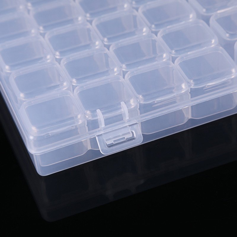 56 Grid Diamond Painting Container Box for Sewing Organizer Nail Diamonds and Bead DIY Art Craft Diamond painting accessories