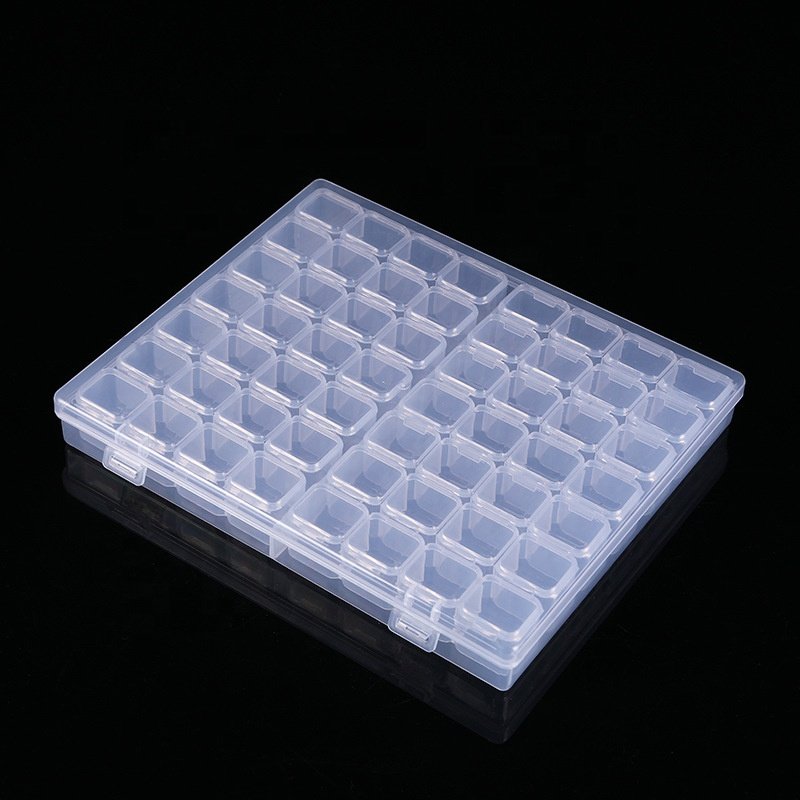 56 Grid Diamond Painting Container Box for Sewing Organizer Nail Diamonds and Bead DIY Art Craft Diamond painting accessories