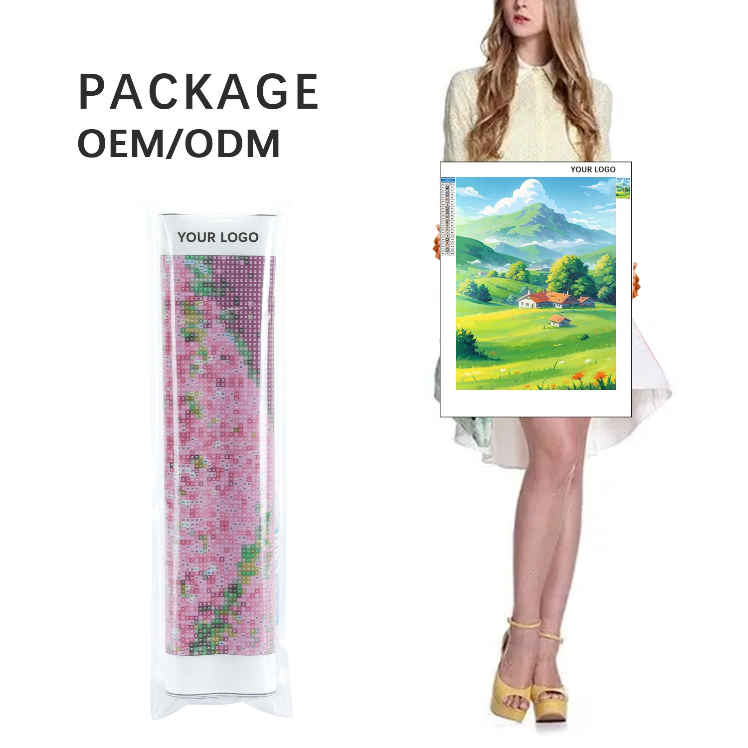 New DIY 5D Diamond Painting Landscape Full Round Crystals Mosaic Diamond Embroidery Picture Rhinestone Home Decor Gift