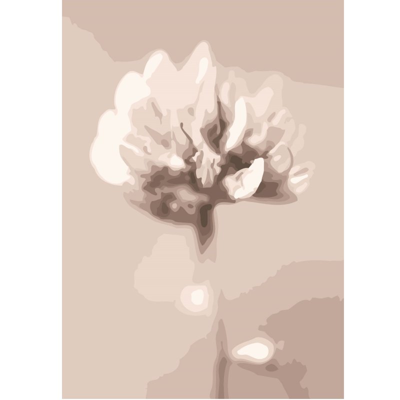 Natural Scenery Painting by Numbers Kit for Adults Beginners, Flower Acrylic Paint by Number Kits on Canvas for Home Decor Gift