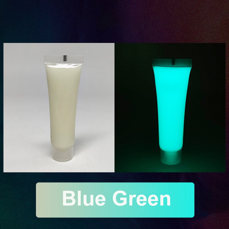 Unico Glow in dark paint Blue Green for boy paint diy creations