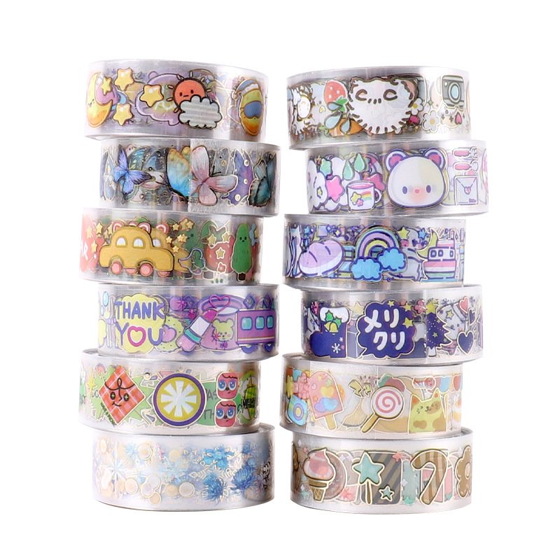 Colorful Dream Pet Washi Tape Set,Decorative Scrapbook Washi Tape for Journaling and Diy Crafts