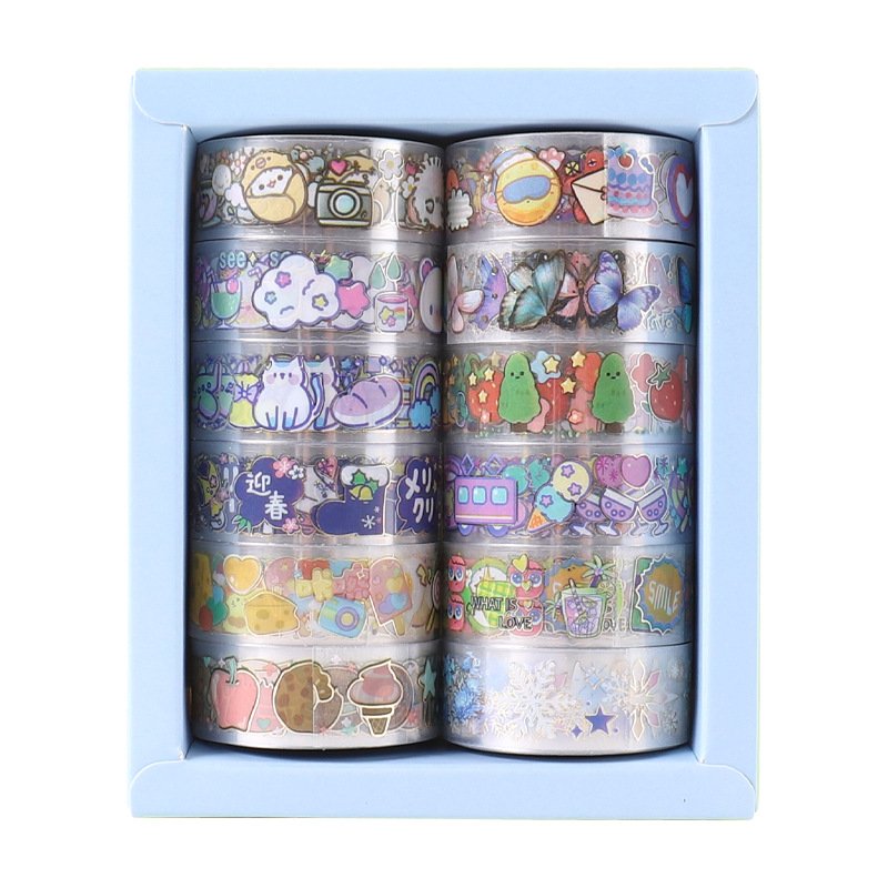 Colorful Dream Pet Washi Tape Set,Decorative Scrapbook Washi Tape for Journaling and Diy Crafts