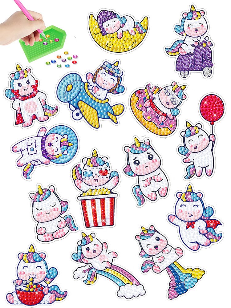 High Quality Children's DIY Diamond Stickers With Multiple Styles Of Cartoon Diamond Painting Stickers
