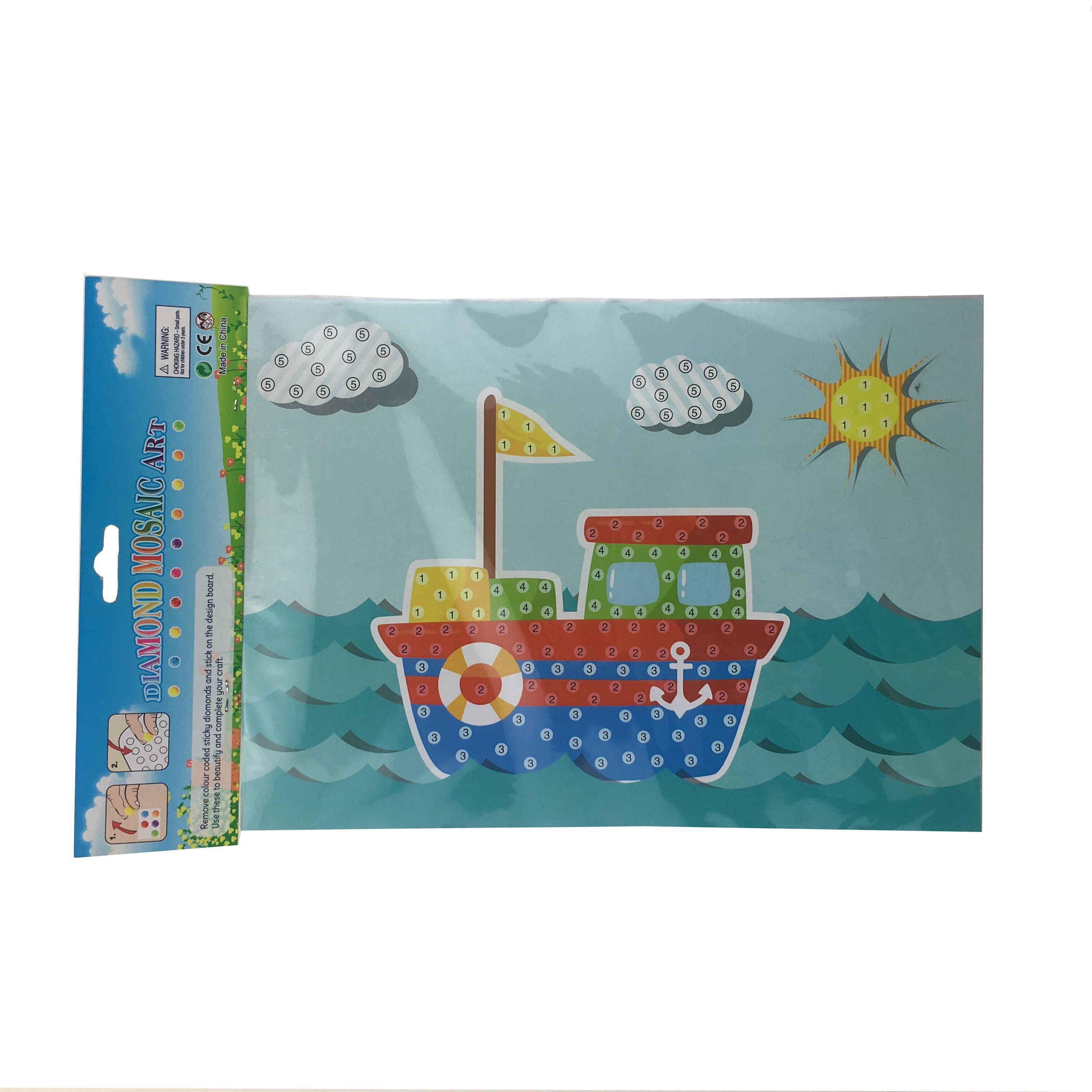 Custom DIY diamond crystal mosaic painting stickers for children