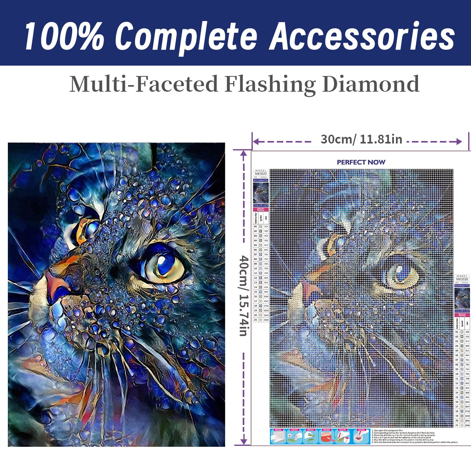 Animal DIY 5D Diamond Painting Kits for Adults Diamond Art Scenery Diamond Painting Full Drill Beginners Craft Kits