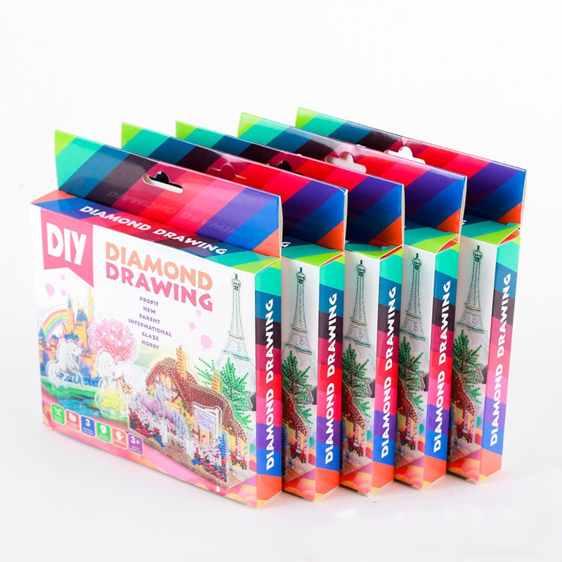5d DIY Diamond Painting 3D Three-Dimensional Puzzle Landscape Picture Bright Rhinestone Diamonds Art Gifts