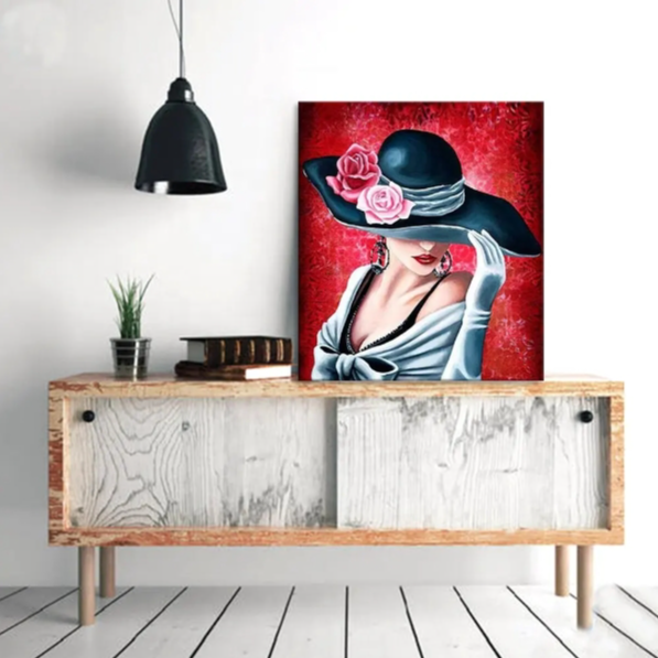 5D DIY Beauty Diamond painting Portrait Painting wall canvas art painting for home decor full drill cross stitch Diamond kits